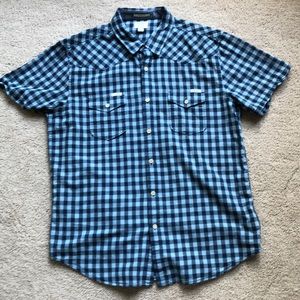 Lucky Brand Western short sleeve shirt Large